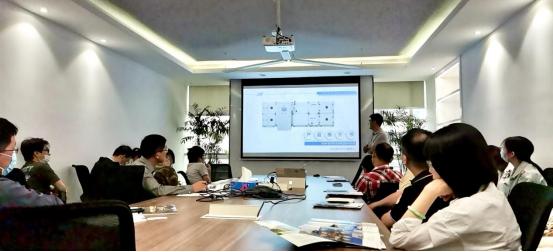 与浩森建筑设计院深入交流,格瑞健康人居积极分享技术心得