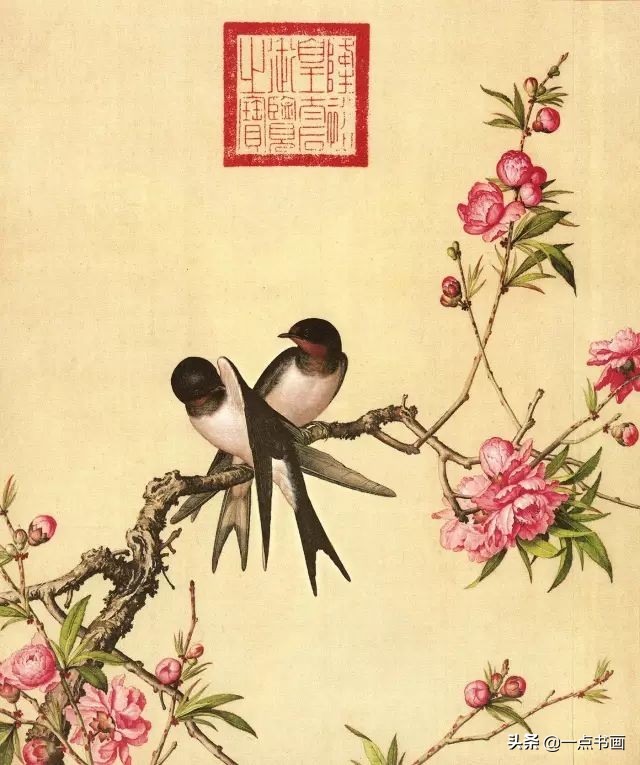 清代画家沈振麟花鸟动物作品欣赏,清代名家山水工笔画作品欣赏