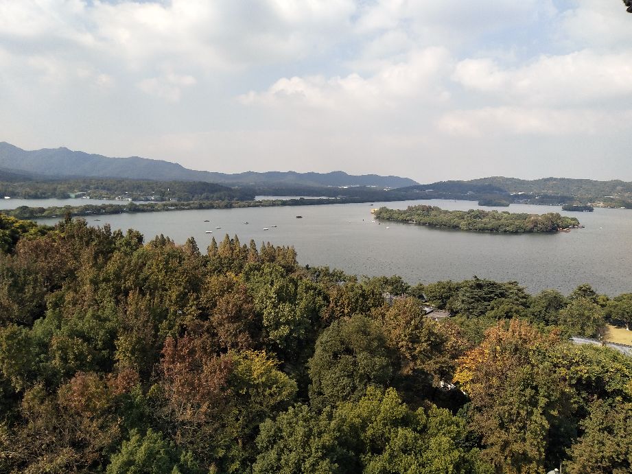 雷峰塔和净慈寺的风景,西湖美景雷峰塔一游