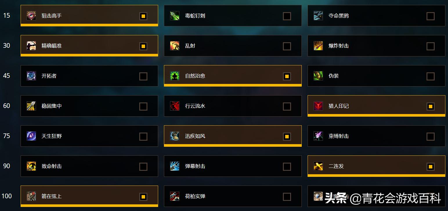 魔兽世界8.2射击猎人天赋选择,魔兽世界9.1.5版本射击猎入门指南