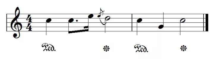 钢琴踏板的正确使用教程,钢琴踏板的正确使用技巧图