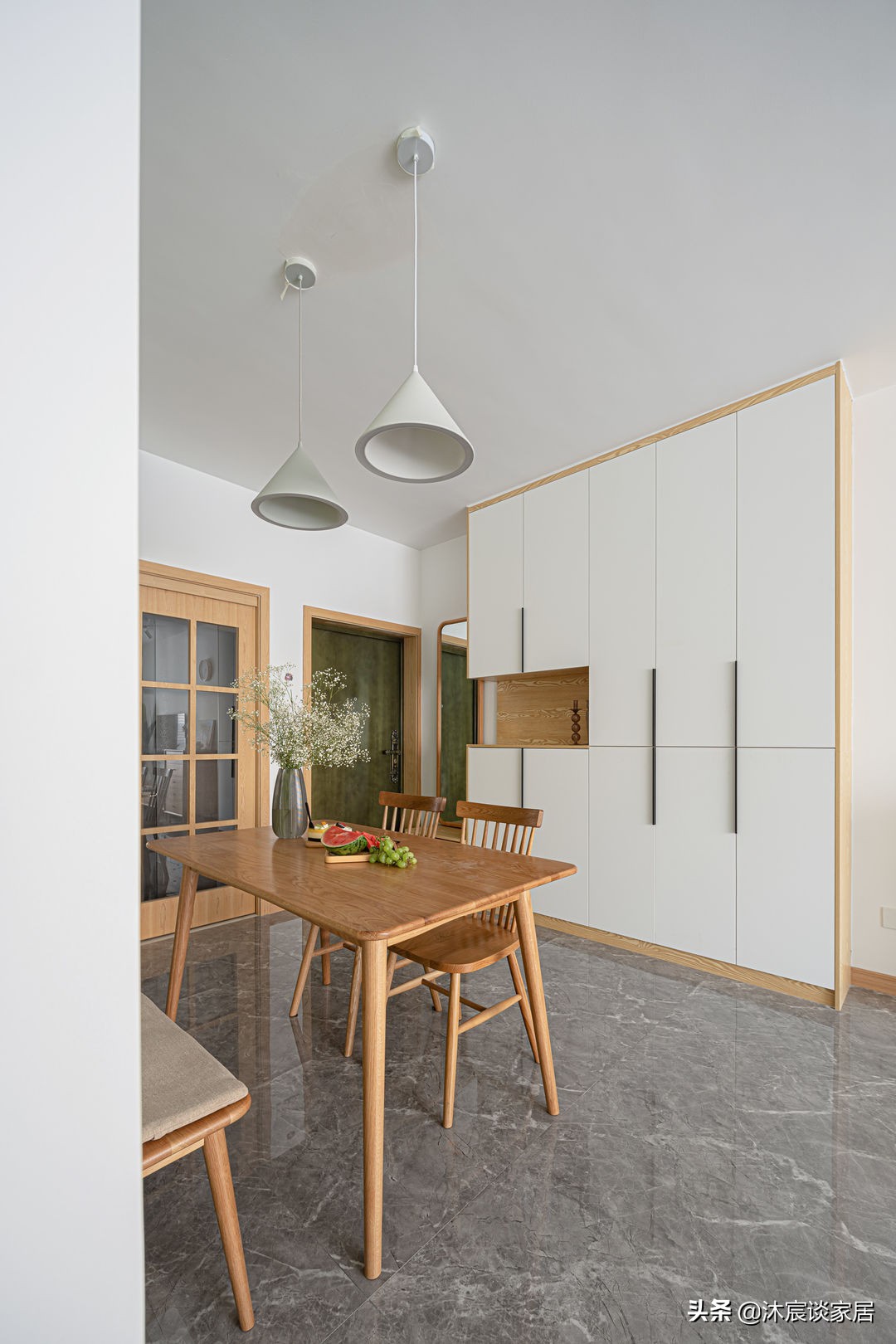 灰色瓷砖墙全屋搭配效果图,灰色瓷砖配墙面的效果图两室一厅