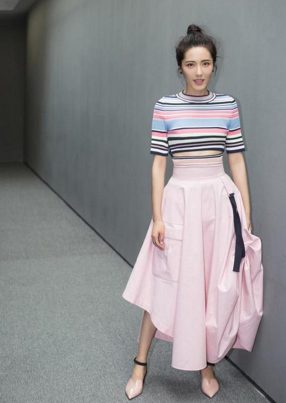 曾黎穿显胖的裤子,曾黎穿搭牛仔风格