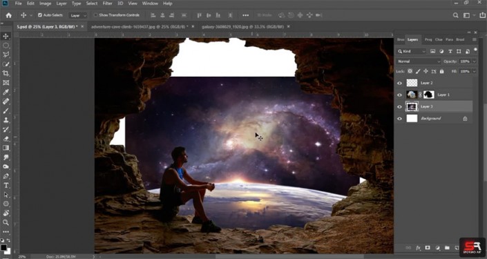 ps人物和风景合成,ps怎么合成有创意的场景