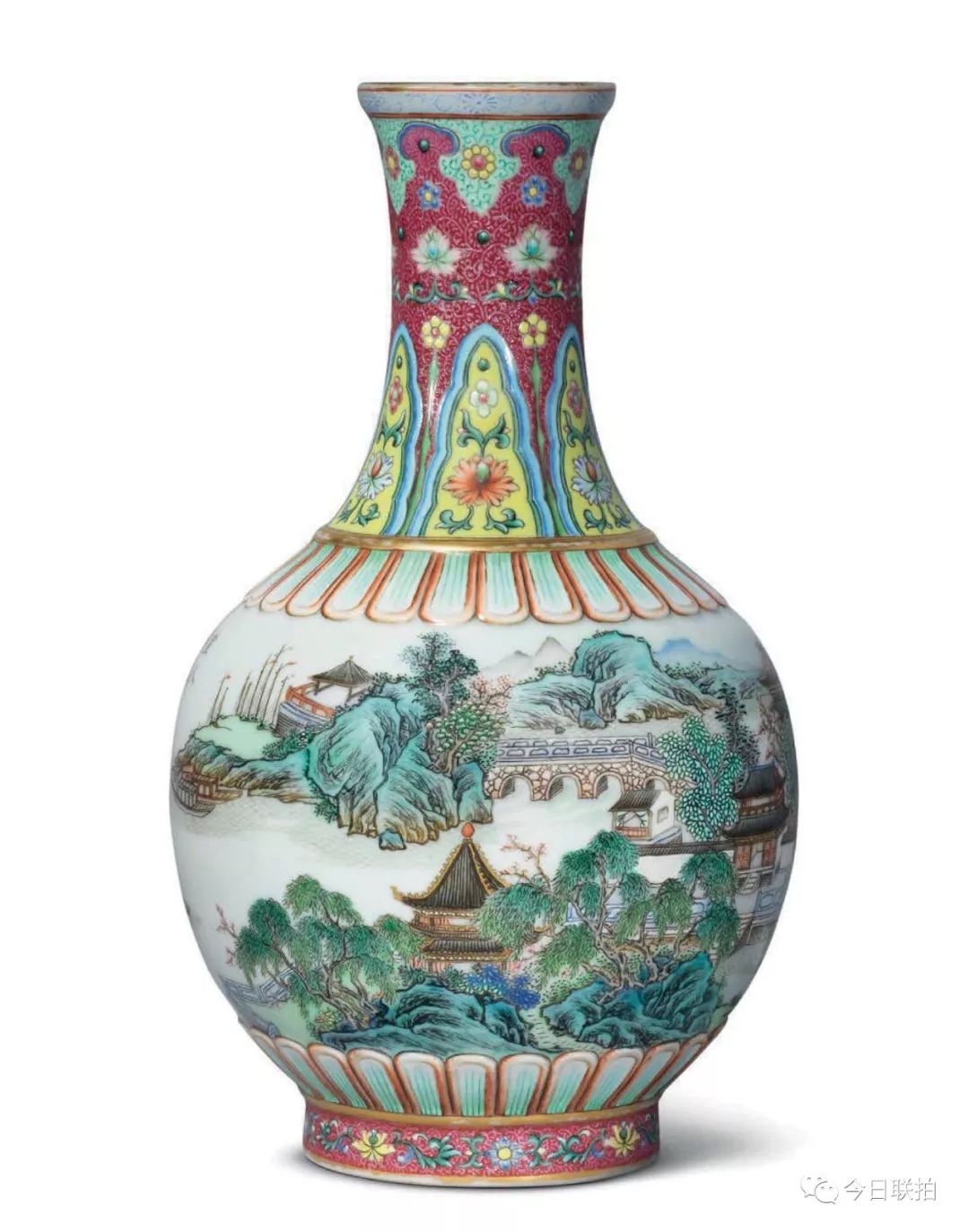 乾隆三彩官窑盘,乾隆霁蓝釉描金凤尾尊