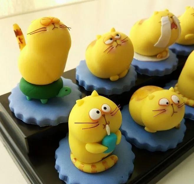 软陶制作手工海绵宝宝的菠萝屋,新手软陶白陶手工教程