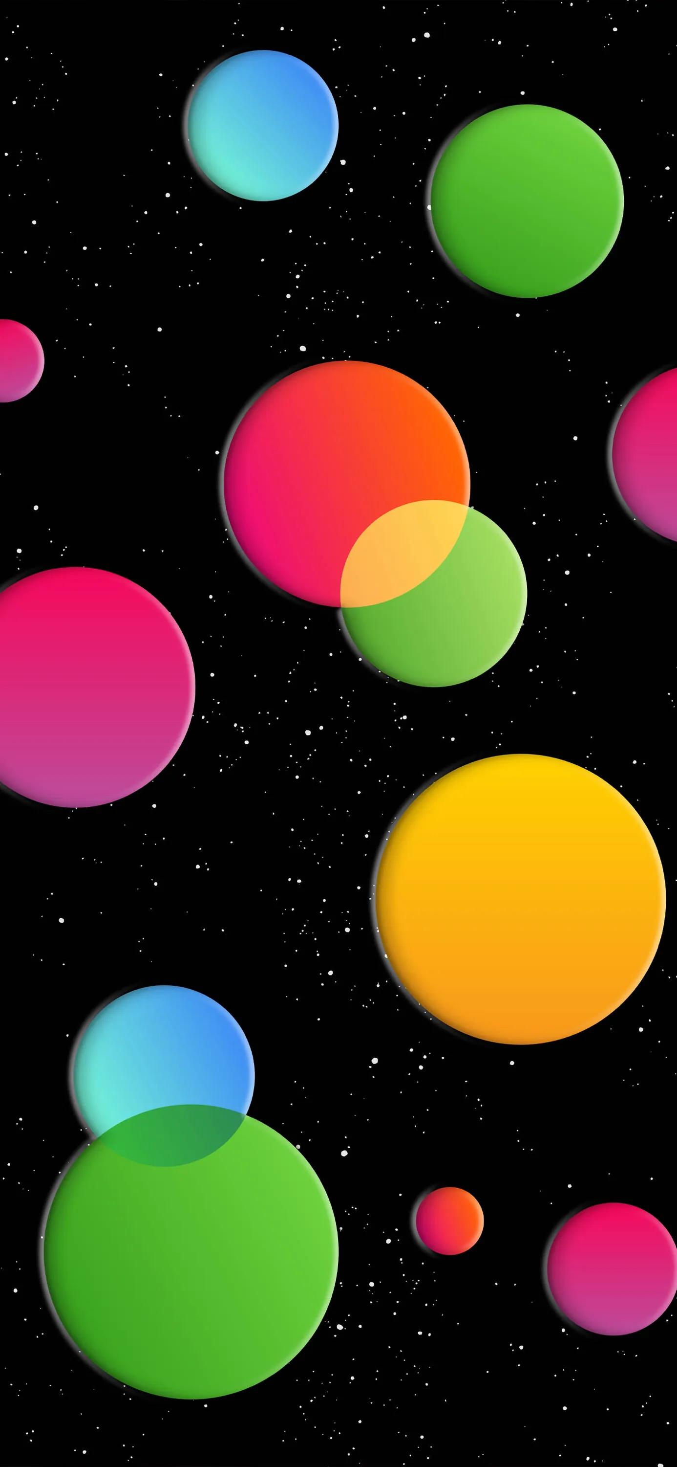 黑白圆形壁纸高清大图,创意炫彩手机壁纸