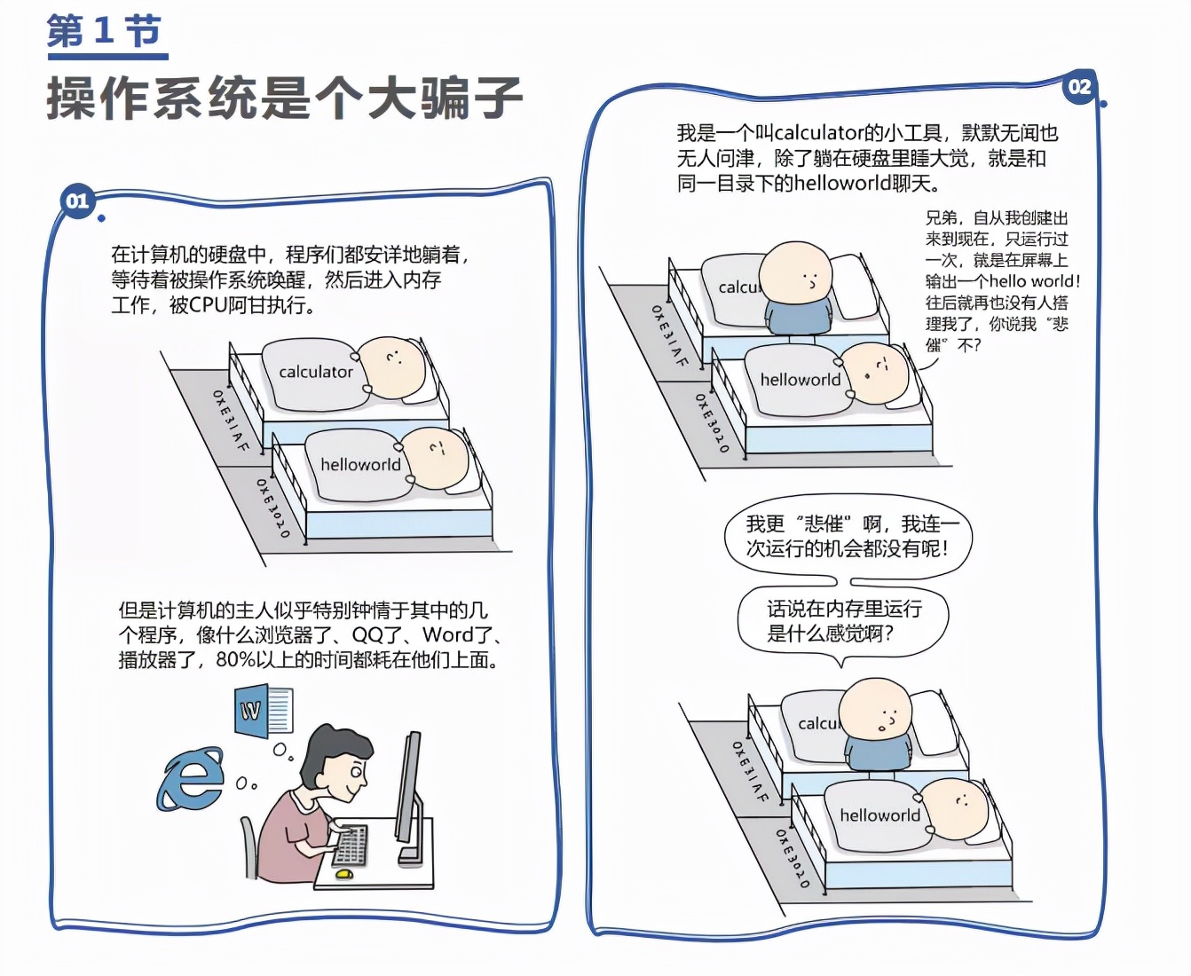 原来学计算机的人这么有趣,学计算机真的好难啊