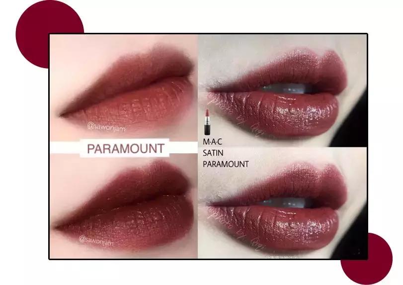 mac爆款口红色,mac爆款经典色试色