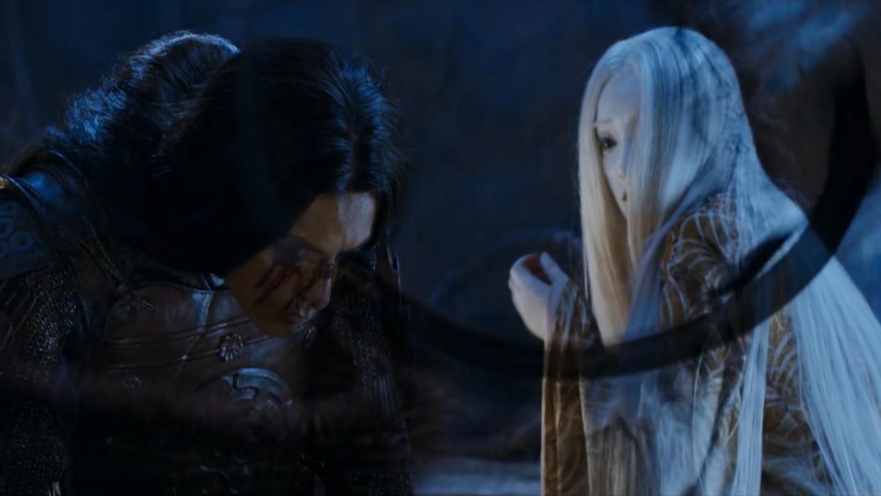 画皮2周迅第二次给公主换皮,赵薇周迅画皮水中换皮花絮