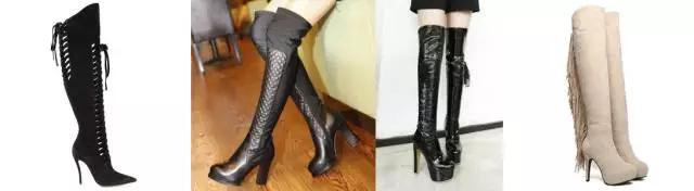 烟灰色牛仔裤怎么搭过膝靴,小香风皮毛外套搭配牛仔裤过膝靴