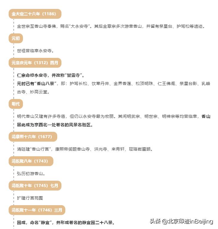 香山静宜园图片大全,香山静宜园二十八景