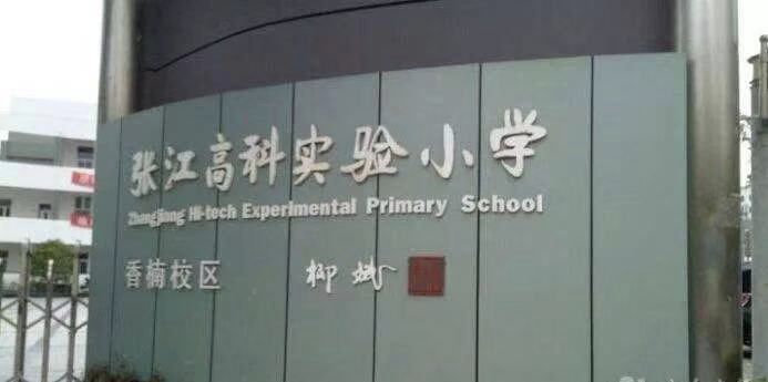 张江学区小学,张江小学学区划分
