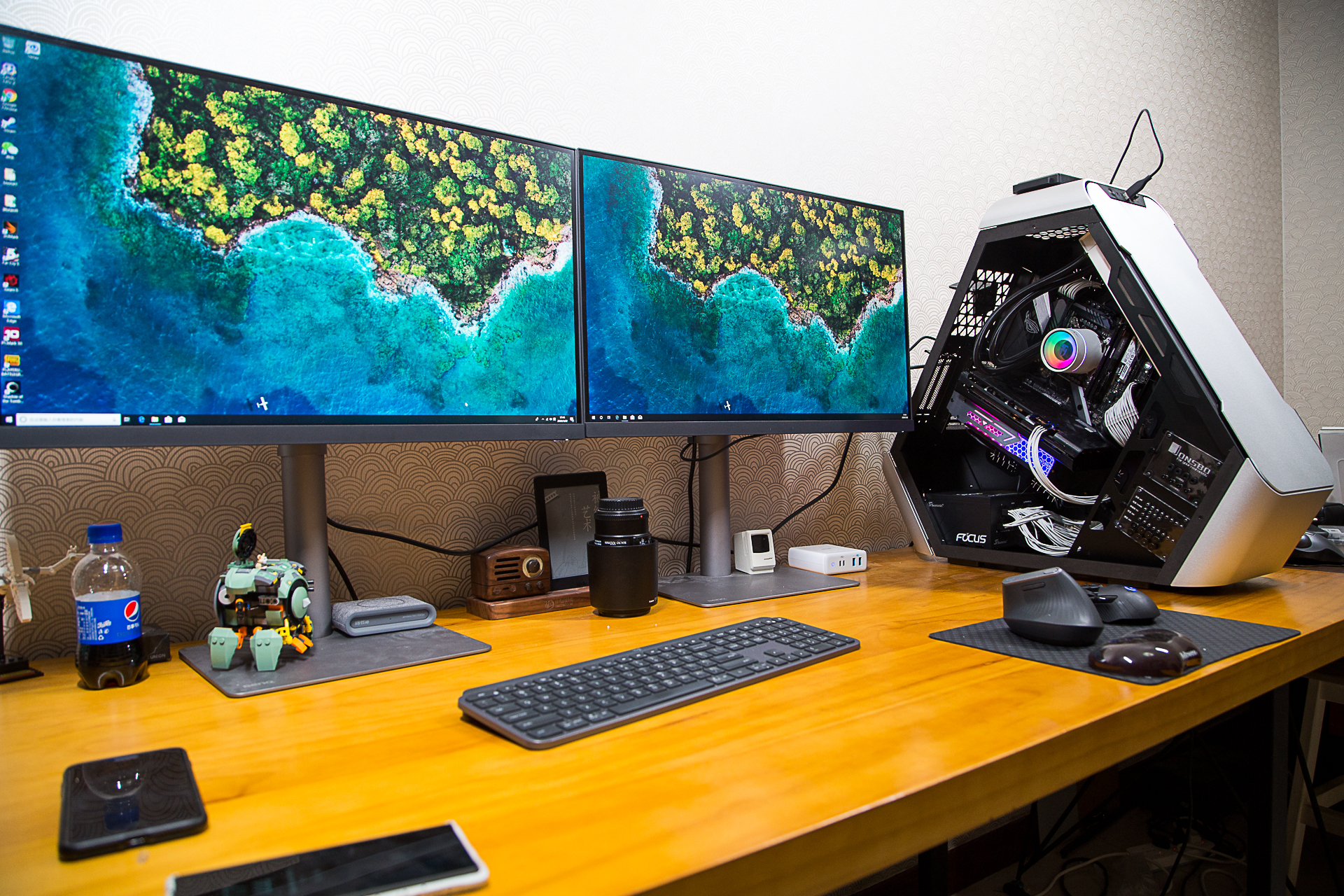 i9-9900K+5600XT主机日常是更适合工作还是游戏？MOD机箱装机分享