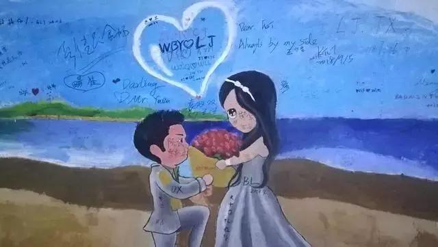 厦大的涂鸦,厦大涂鸦长廊