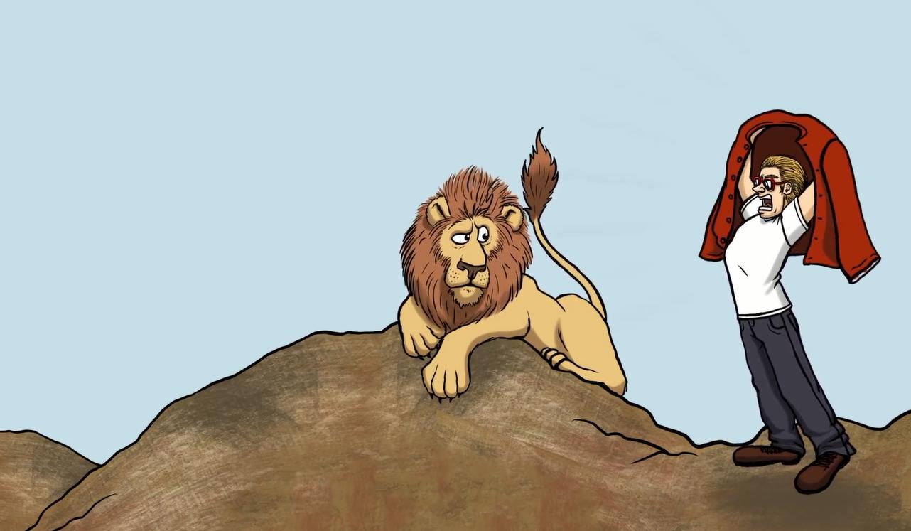 野外遇到大型动物如何自救,如果在野外遇到危险动物该怎么办