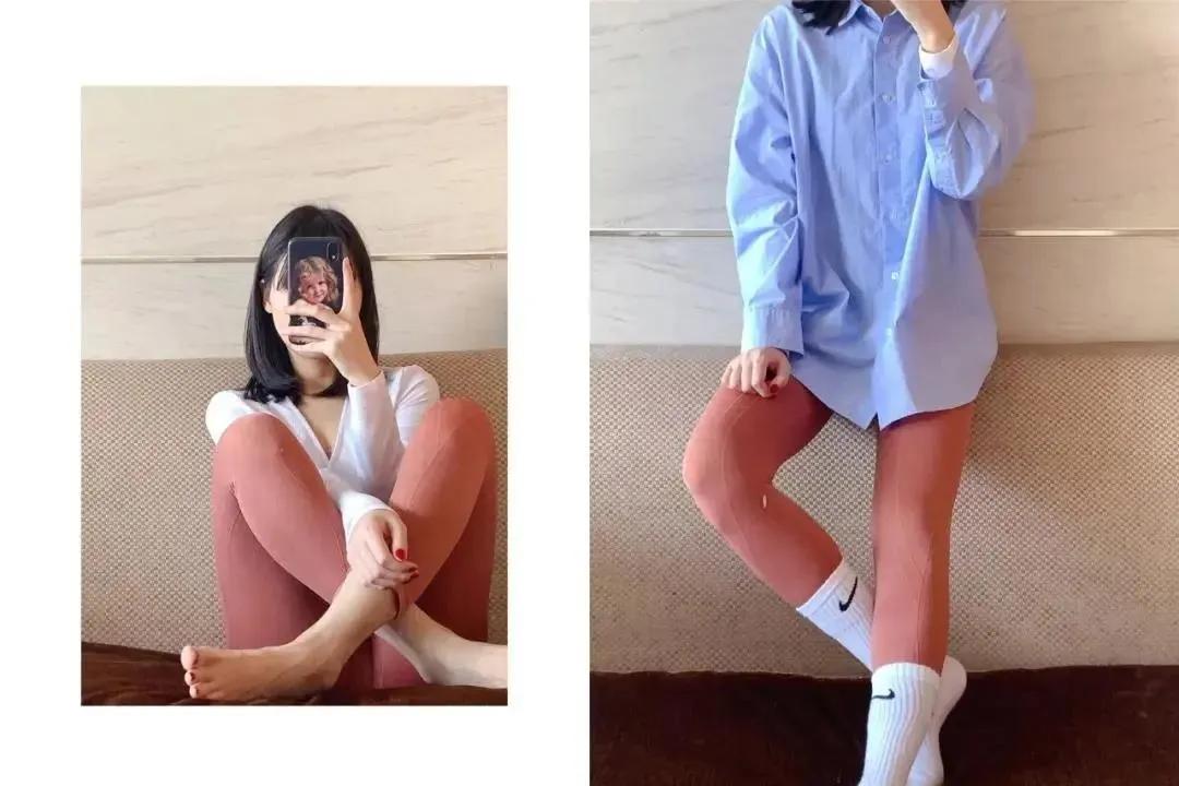 大嘴猴牌瑜伽裤正品,可可色瑜伽裤大嘴猴