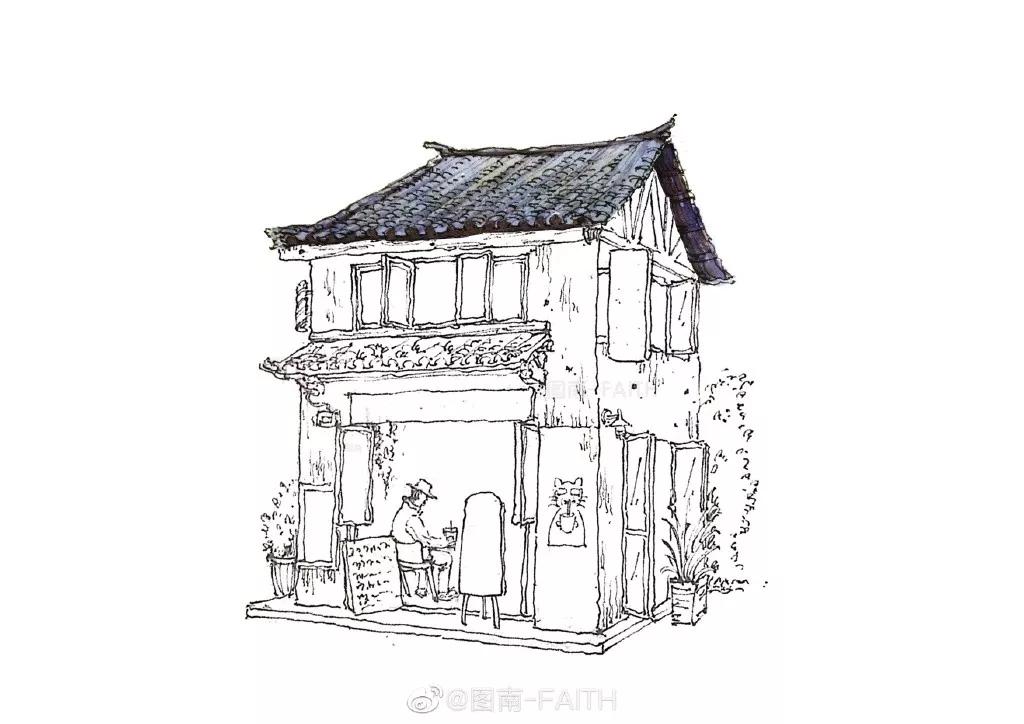 水彩画建筑入门零基础初学,水彩大师的建筑风景作品