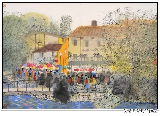 卢禹舜中国画欣赏,卢禹舜先生山水画创作