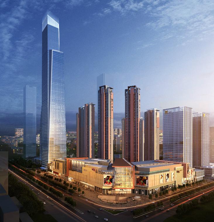 「华润超高层建筑作品」广西第一深圳第三高摩天大厦,项目赏析