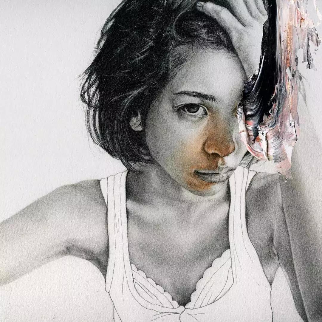 日本艺术素描画家,日本画家的素描作品