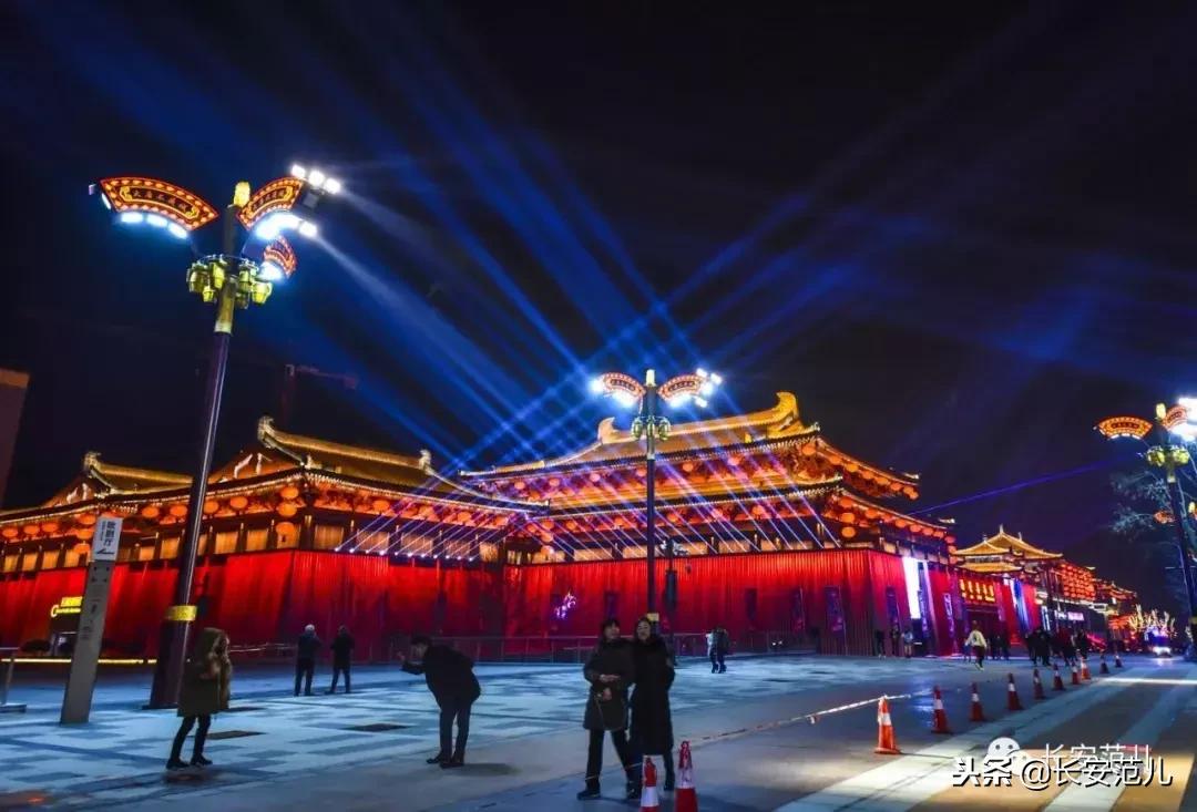 大唐不夜城照片精修,大唐不夜城图片美景实拍