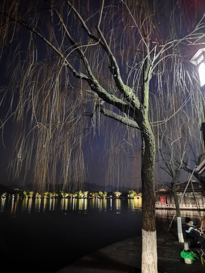 西湖夜游重启夜西湖美不胜收,开车夜游西湖视频夜景