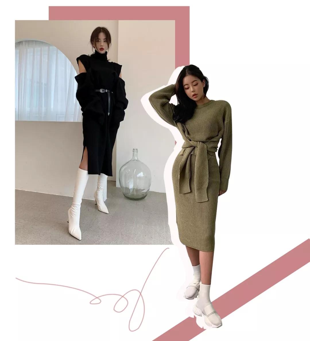 毛衣内搭的5种方法,这样穿保暖又时髦