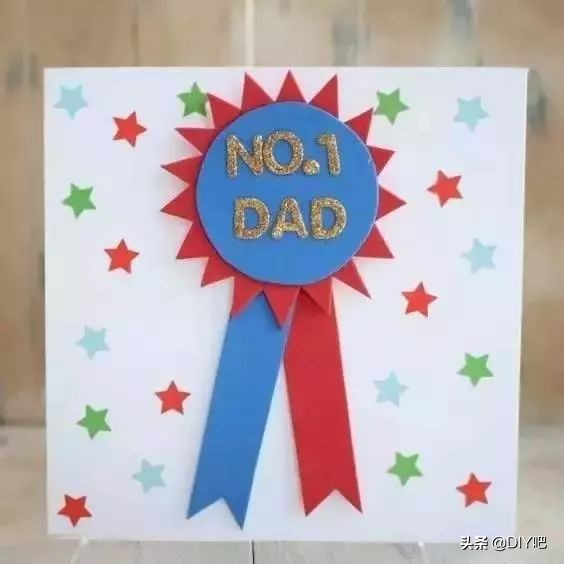 父亲节礼物手工教程使用白色的纸,8-12岁父亲节手工礼物卡纸