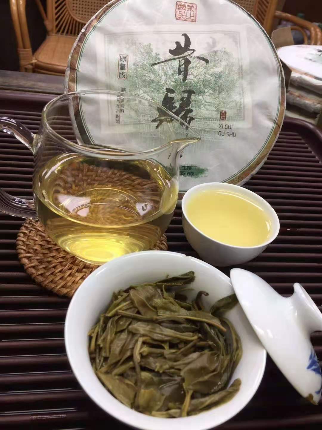 普洱茶饼上的冰岛和班章,普洱茶全是班章冰岛茶
