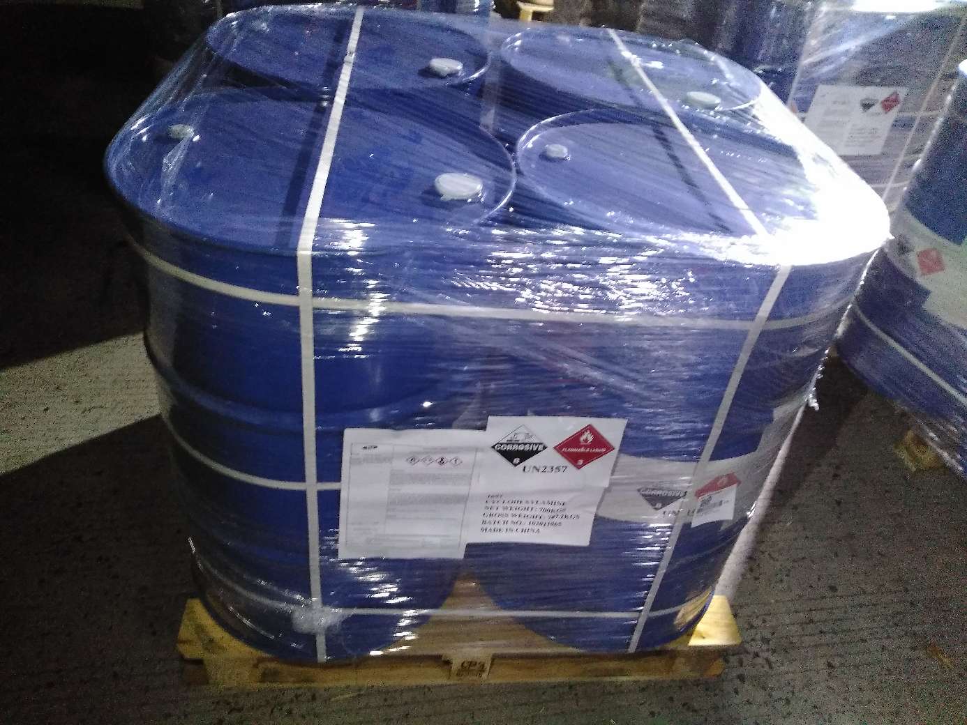 环己胺UN2357海运危拼出口西班牙巴萨罗那流程