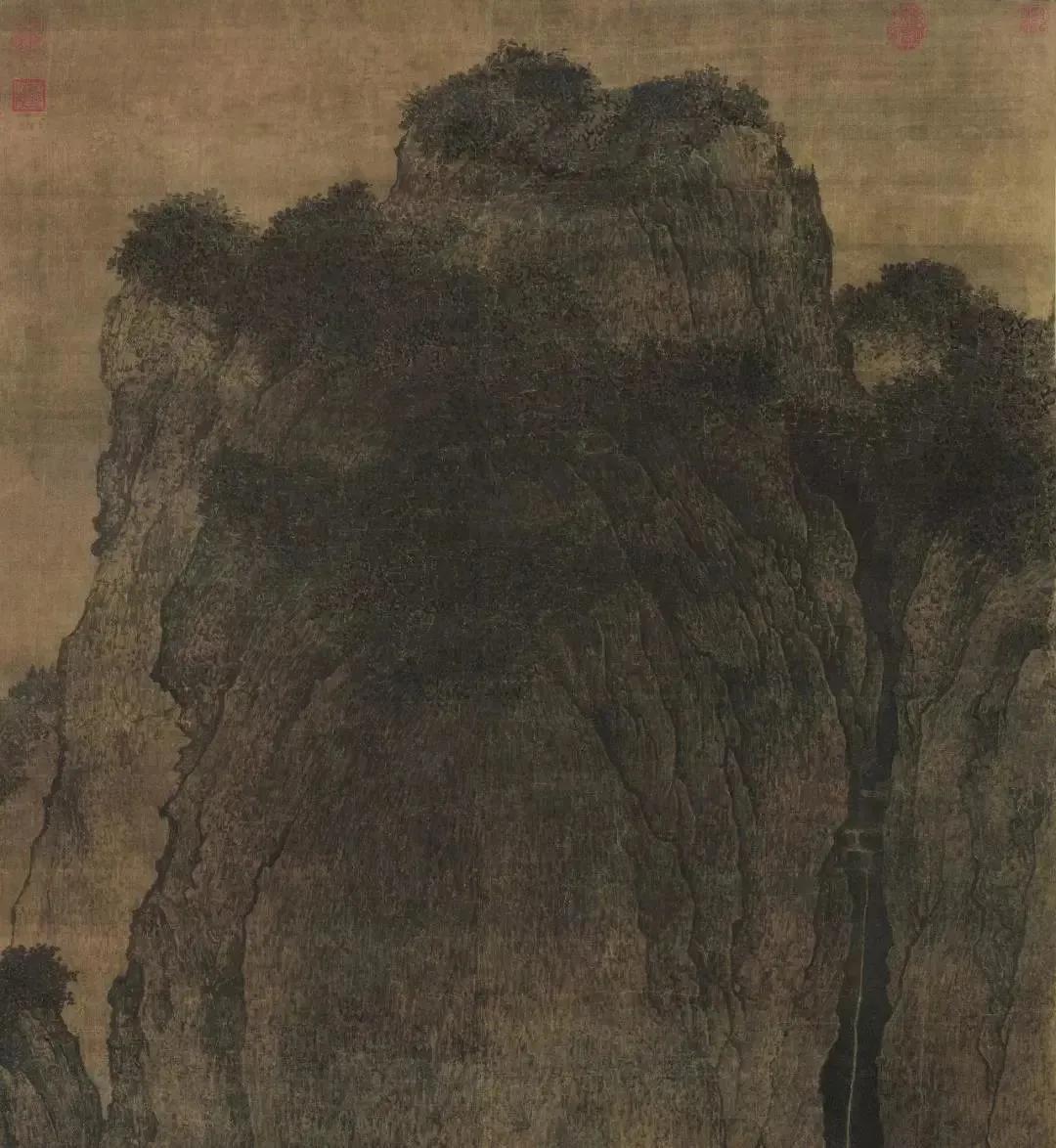 范宽溪山行旅画欣赏,范宽山水画溪山行旅图