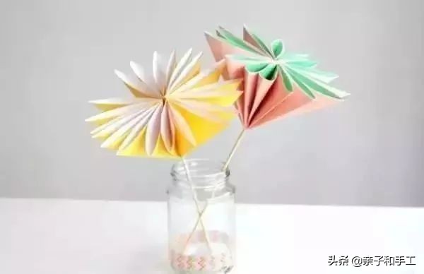 创意手工折纸挂起来装饰,手工折纸创意垃圾桶照片