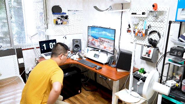 打造理想的居家办公环境：乐歌升降桌/台+明基灯具晒单