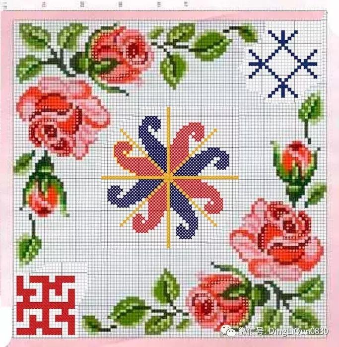 十字绣图案小图,十字绣大图适合用绣圈吗