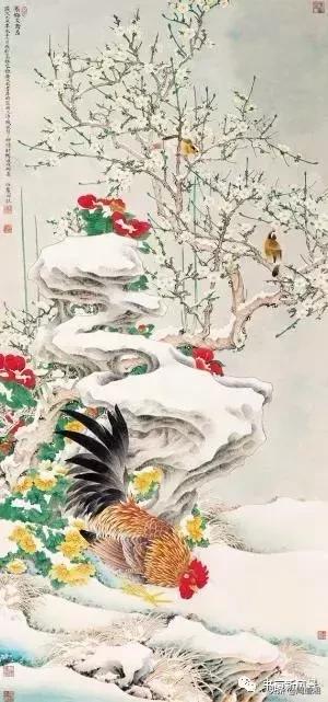 刘伯农花鸟画,刘继农国画欣赏