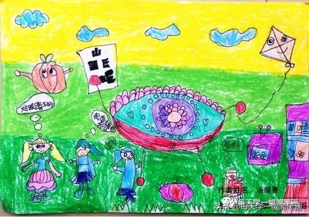 预防近视的儿童画,预防近视的儿童画一年级的