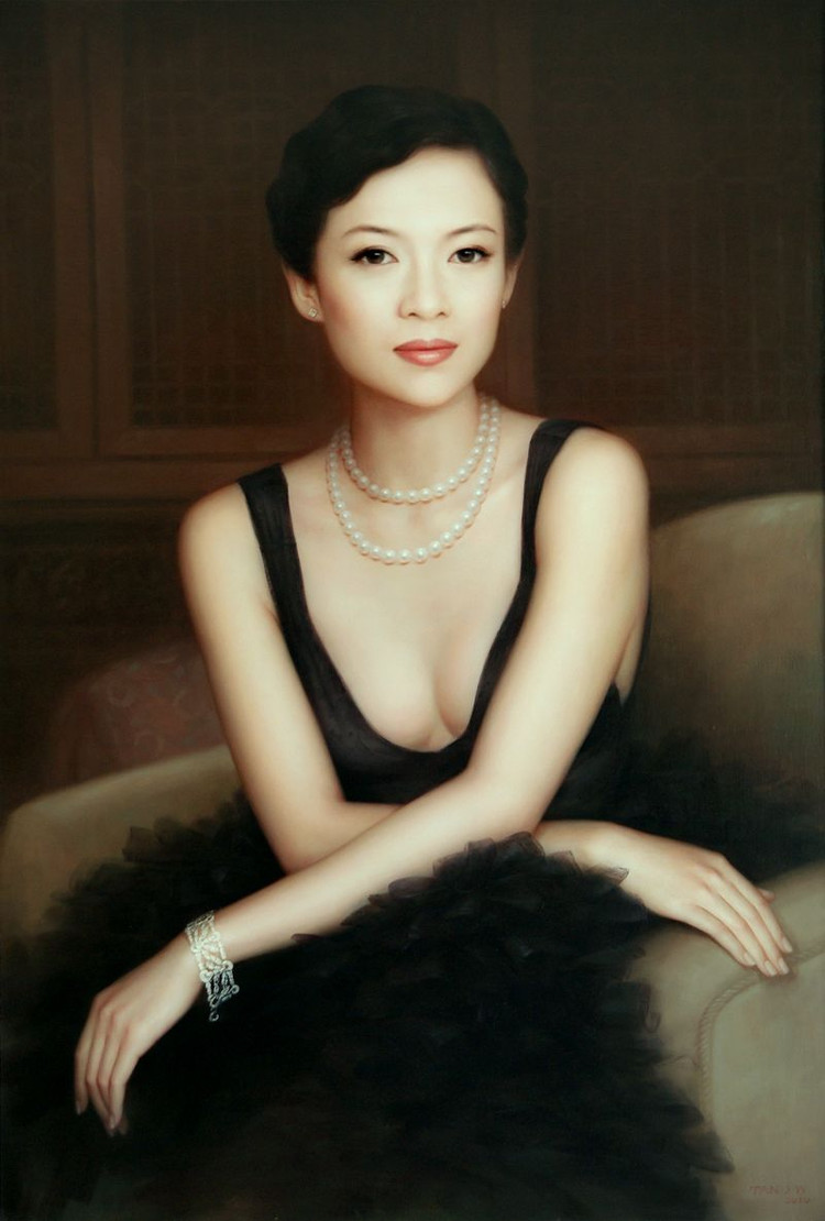 纯真无邪儿童画作展示及解读,谭建武油画人物作品欣赏