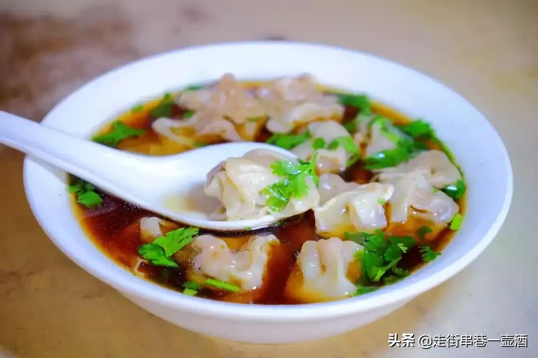 虾仁鲜肉馄饨吉祥馄饨,江都皮薄的馄饨