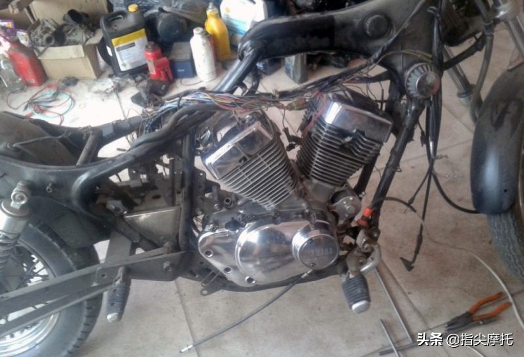 雅马哈天王xv250拆解视频,雅马哈天王xv2502020款