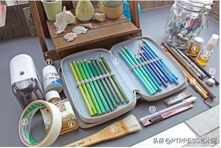 水彩绘画工具,水彩颜料画入坑必备