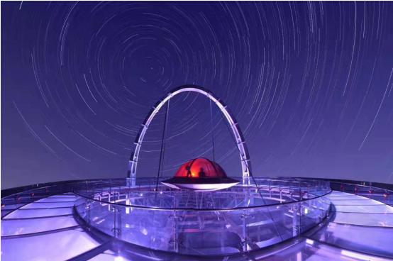 北京平谷区石林峡景区玻璃观景台,平谷石林峡钛合金ufo玻璃观景台