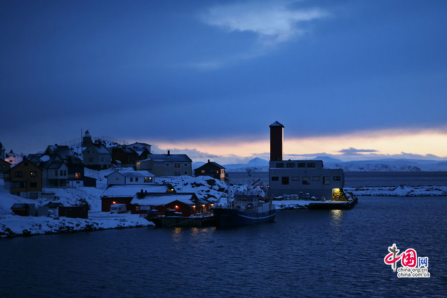 挪威极夜中的北极光,挪威的北极光