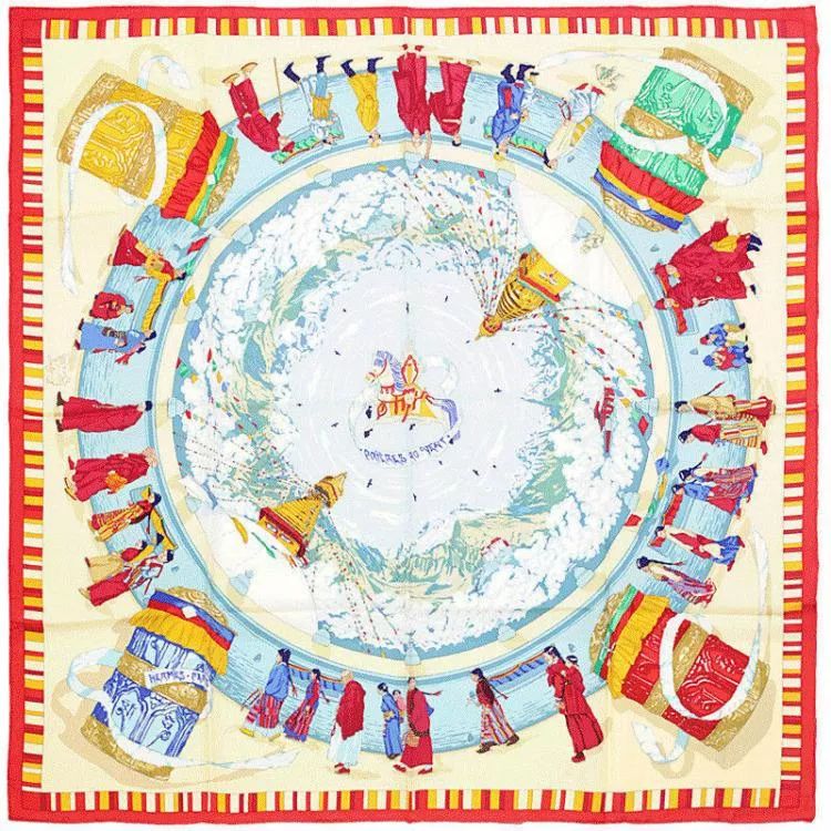 爱马仕丝巾为啥这么贵？7万多种颜色耗时两年看完就觉得值了