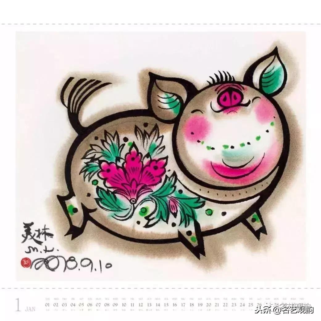 赏十大名家画笔下的猪,”猪“福填满2019!