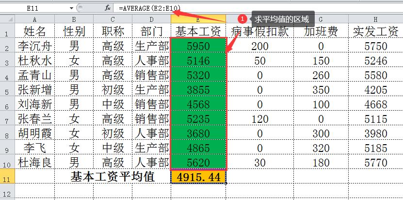 跨表averageif和averageifs的区别,averageif和averageifs的区别