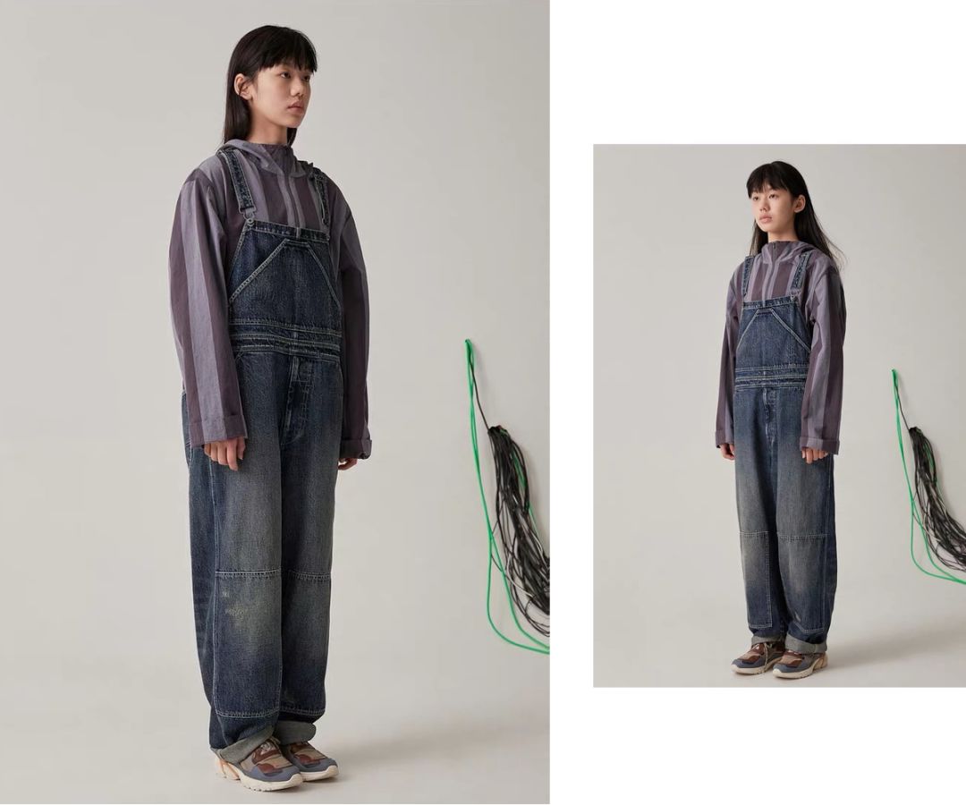 穿上背带裤,校门口保安叔叔都不拦我