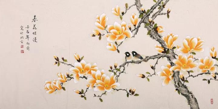 新工笔画花鸟画技法,工笔画技法讲解特殊技法篇