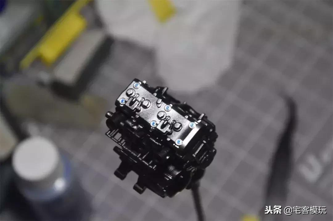 模型制作范例：田宫1:12雅马哈YZF-R1M,14133制作过程