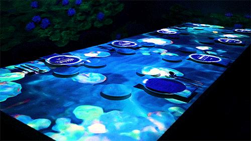 全息5d餐厅装修,5d全息光影餐厅